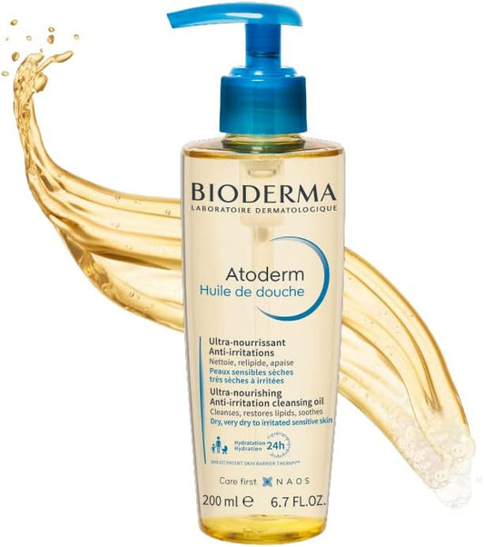 BIODERMA Atoderm Huile de Douche 24h d’Hydratation Confort Immédiat 200 ml