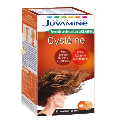 Juvamine Cystéine – Formule À La Kératine – 60 Comprimés