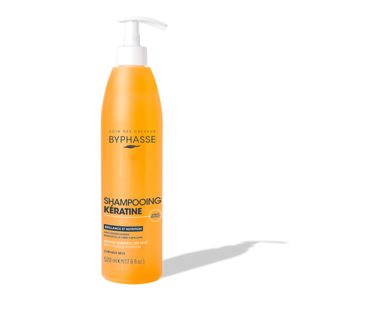 Byphasse SHAMPOOING À LA KÉRATINE LIQUIDE 520ML