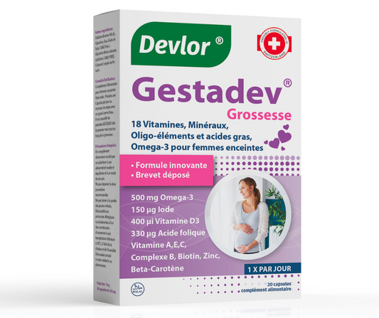 Devlor GESTADEV Grossesse, 20 capsules