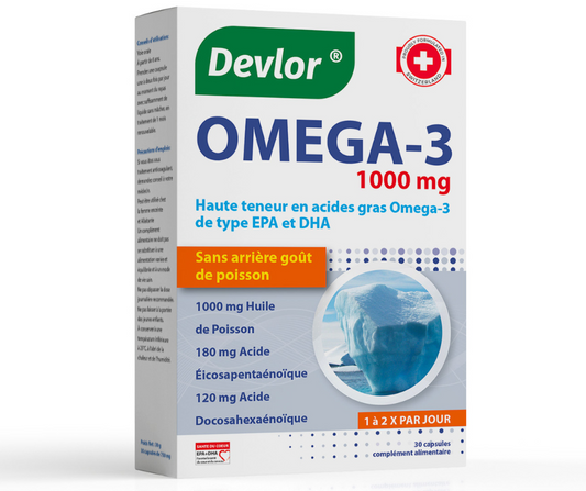 Devlor Omega-3 1000mg, 30 capsules