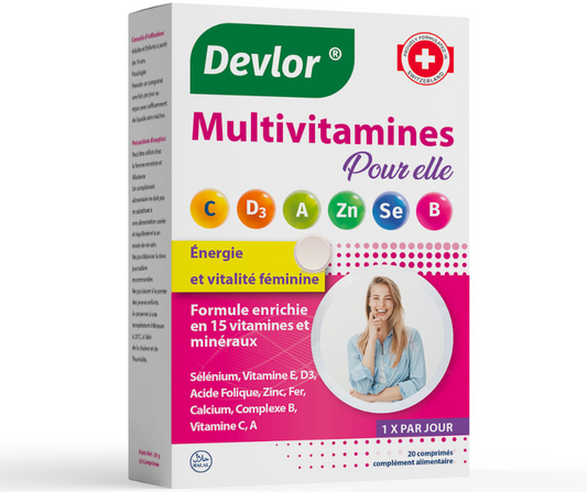 Devlor Multivitamines pour elle, 20 comprimés