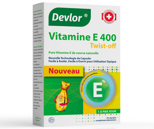 Devlor Vitamine E 400 TWIST-OFF, 20 capsules