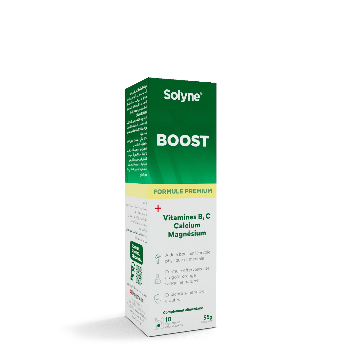 Solyne Boost, 10 comprimés effervescents