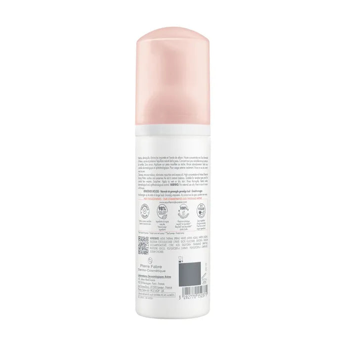 AVÈNE LES ESSENTIELS - Mousse Nettoyante - Visage et Yeux - Peaux Normales à Mixtes, 150ml
