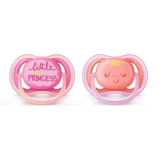 Avent ULTRA-AIR - Sucettes Orthodontiques - De 6 à 18 mois, 2 Sucettes