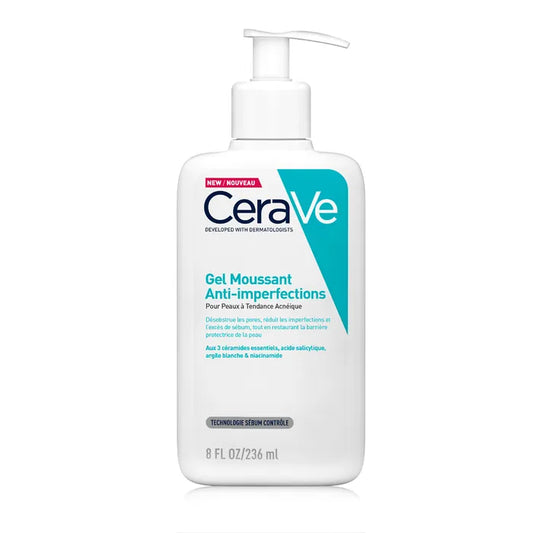 CeraVe Gel Moussant Anti-Imperfections - Peaux à Tendance Acnéique, 236ml