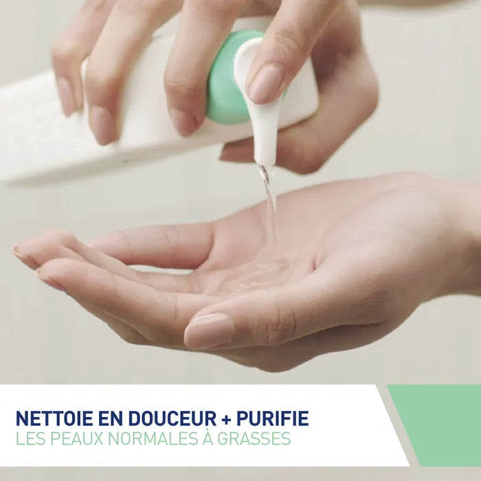 CeraVe Gel Moussant Visage Pour les Peaux Normales à Grasses, 236ml