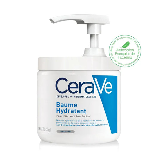 CeraVe Baume Hydratant - Visage et Corps Peaux Sèches à très Sèches pot, 454 ml