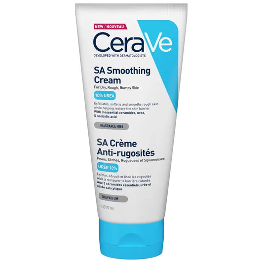 CeraVe Crème SA Anti-Rugosités Pour les Peaux Très Sèches et Rugueuses , 177ml