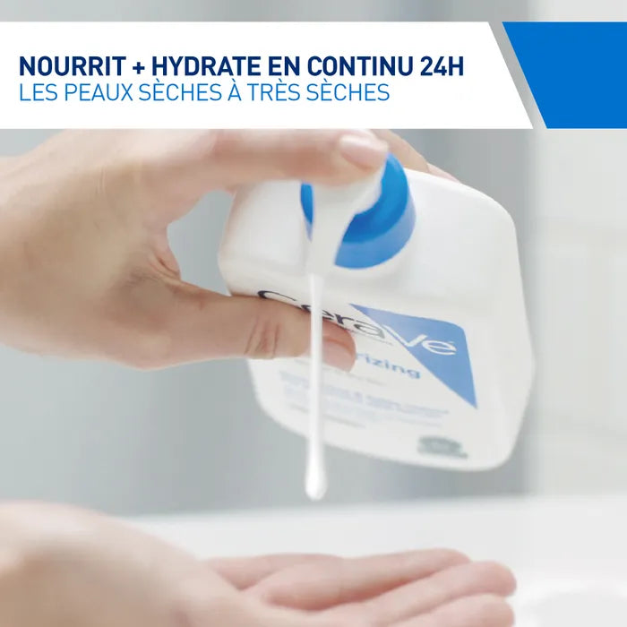 CeraVe Lait Hydratant Visage et Corps Pour les Peaux Sèches à Très Sèches, 473ml