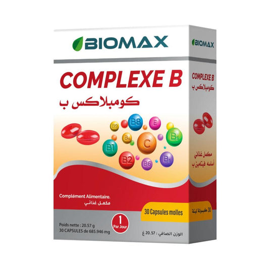 Biomax Complexe B, 30 capsules molles