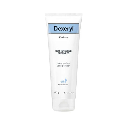 Dexeryl Crème Sécheresses Cutanées - Visage et Corps - Peaux Sèches, 250g