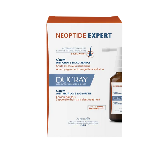 Ducray NEOPTIDE EXPERT - Sérum Anti-Chute de Cheveux et Croissance, 2x50ml