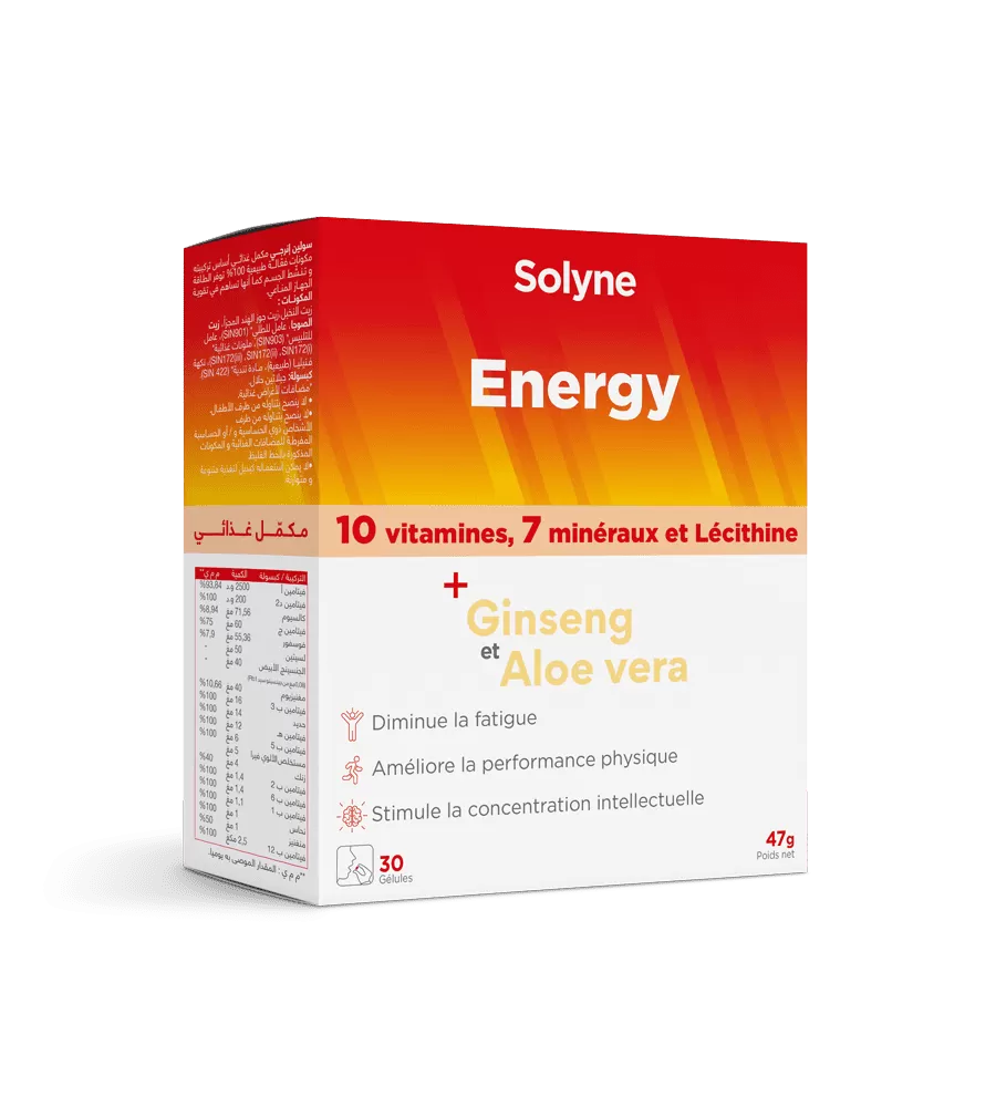 Solyne Energy, 30 gélules