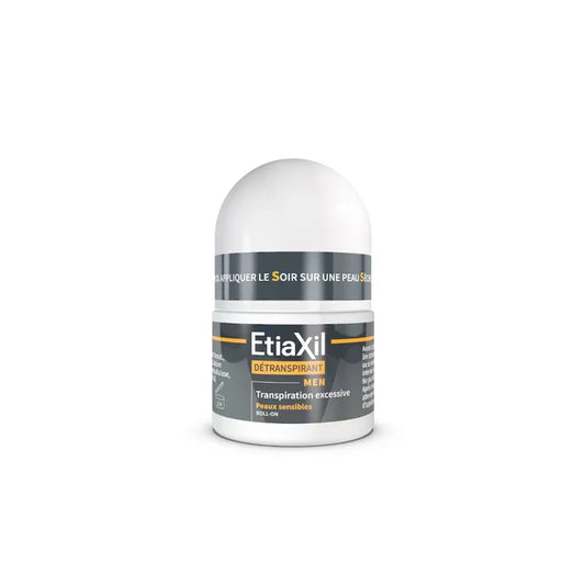 Etiaxil MEN - Détranspirant Transpiration Excessive - Peaux Sensibles, 15ml