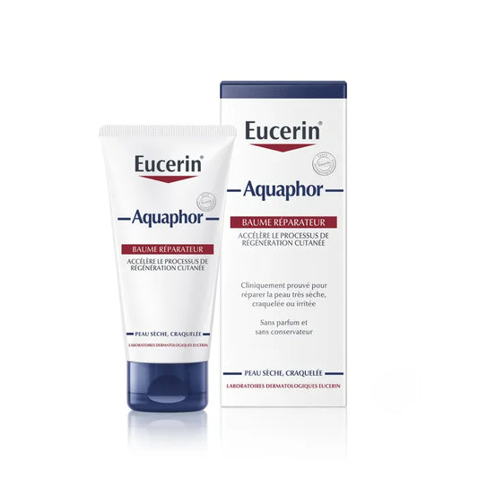 EUCERIN AQUAPHOR - Baume Réparateur Cutané - Visage et Corps - Peaux Sèches, 40g