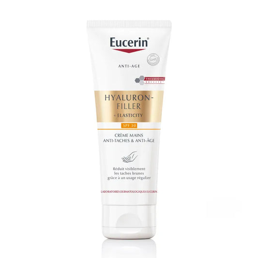EUCERIN HYALURON-FILLER + ELASTICITY - Crème Mains Anti-taches & Anti-âge SPF30, 75ml