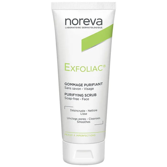 Noreva EXFOLIAC - Gommage Purifiant - Visage - Peaux à Imperfections, 50ml