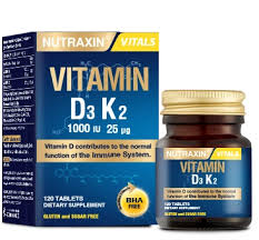 Nutraxin D3K2 120 TABLETS