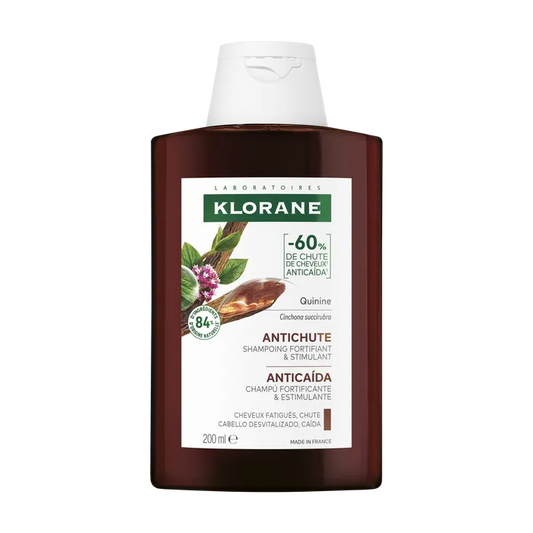 Klorane – Force – Cheveux Fatigués & Chute Shampoing à la Quinine et Edelweiss Bio 200 ml