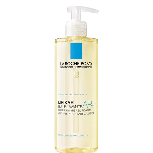 LA ROCHE POSAY LIPIKAR AP+ - Huile Lavante Peaux Tendance Eczema Atopique, 400ml