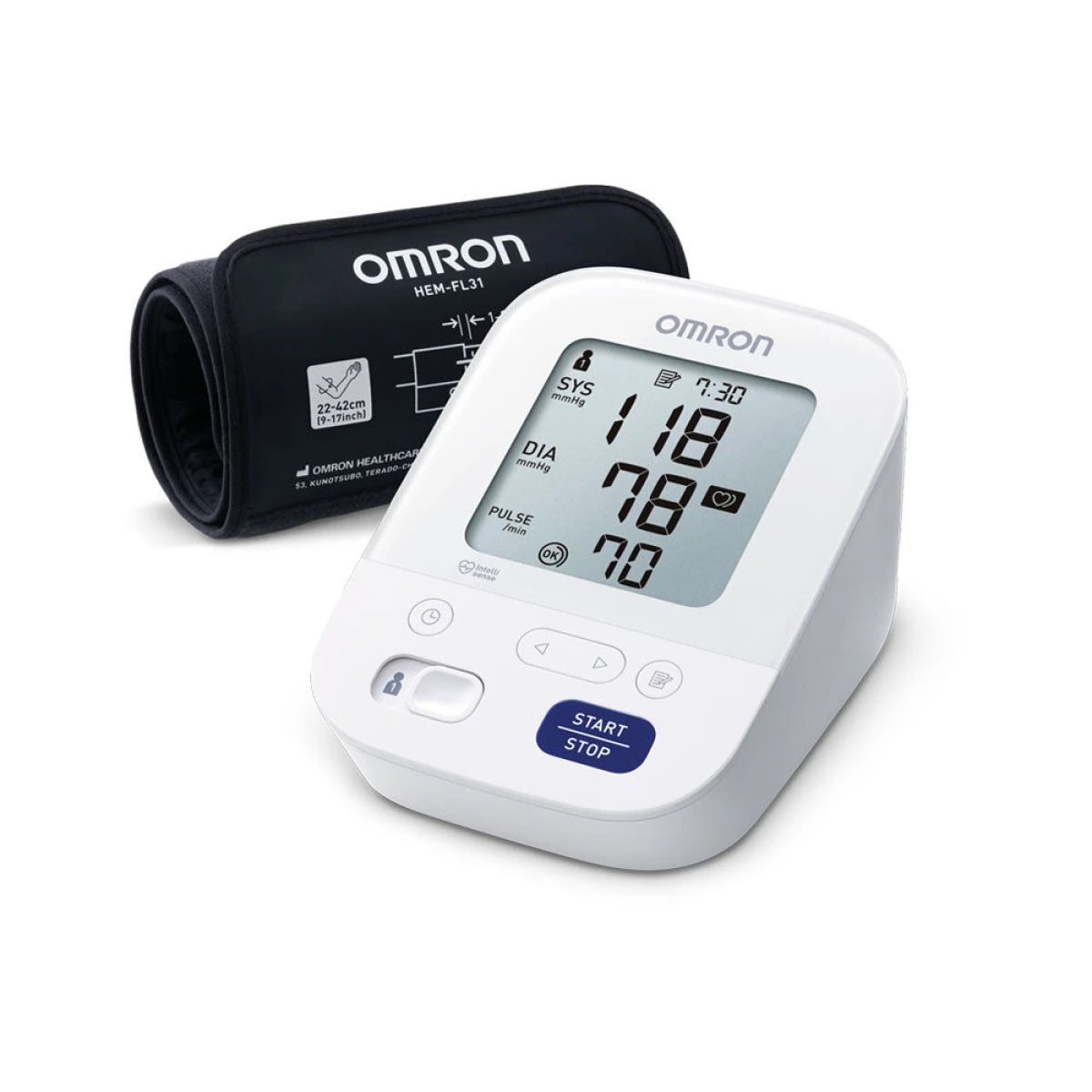 Omron Tensiomètre au Bras – M3 Confort, 1 unité