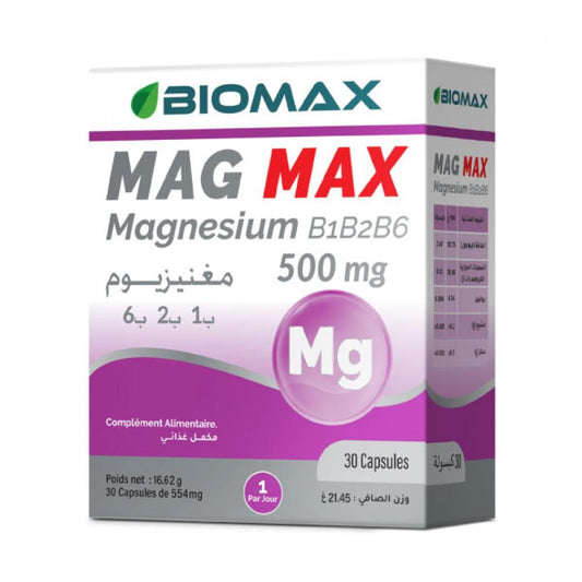Biomax Mag max, 30 capsules