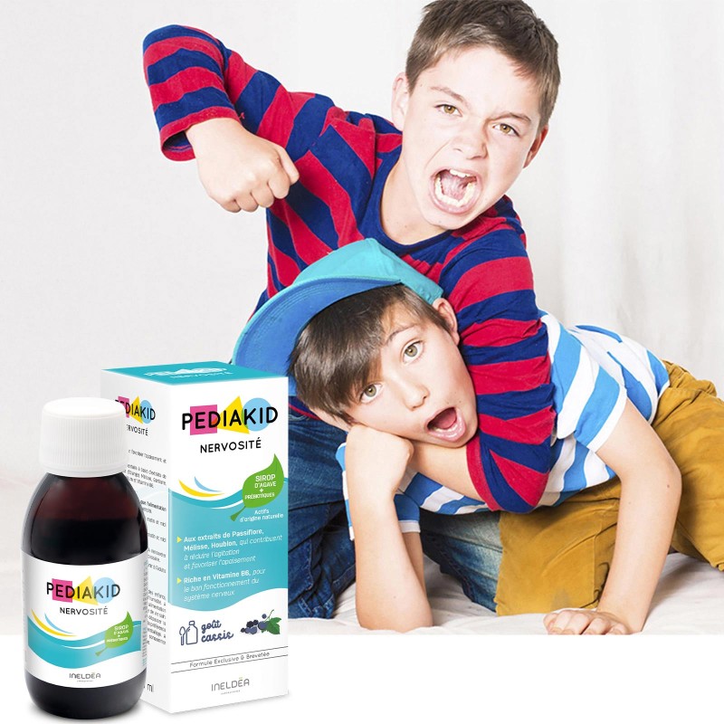 PediaKid Sirop Nervosité Favorise l'apaisement et réduit l'agitation 125ml