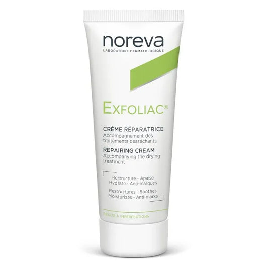 Noreva EXFOLIAC - Crème Réparatrice - Visage - Peaux à Imperfections, 40ml