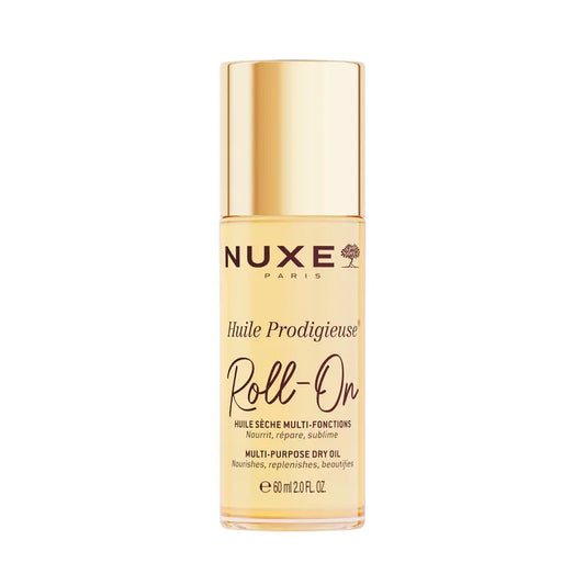 Nuxe HUILE PRODIGIEUSE - Huile Sèche Multi-Fonctions Roll-On - Tous Types de Peaux, 60ml