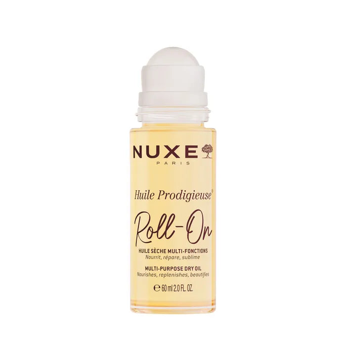 Nuxe HUILE PRODIGIEUSE - Huile Sèche Multi-Fonctions Roll-On - Tous Types de Peaux, 60ml
