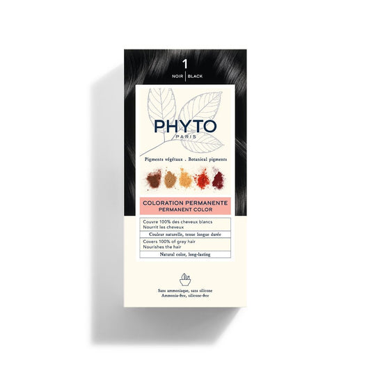 PHYTO COLORATION PERMANENTE COLORAÇÃO PERMANENTE 1 Preto