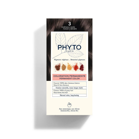 PHYTO COLORATION Longue durée 3 Brun foncé