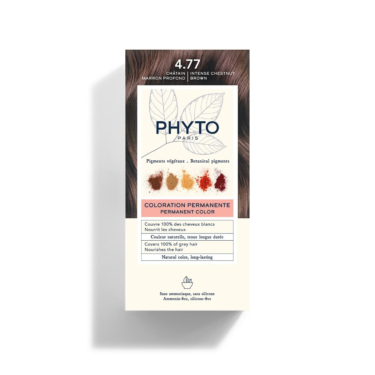 PHYTO COLORATION 4.77 Châtain foncé