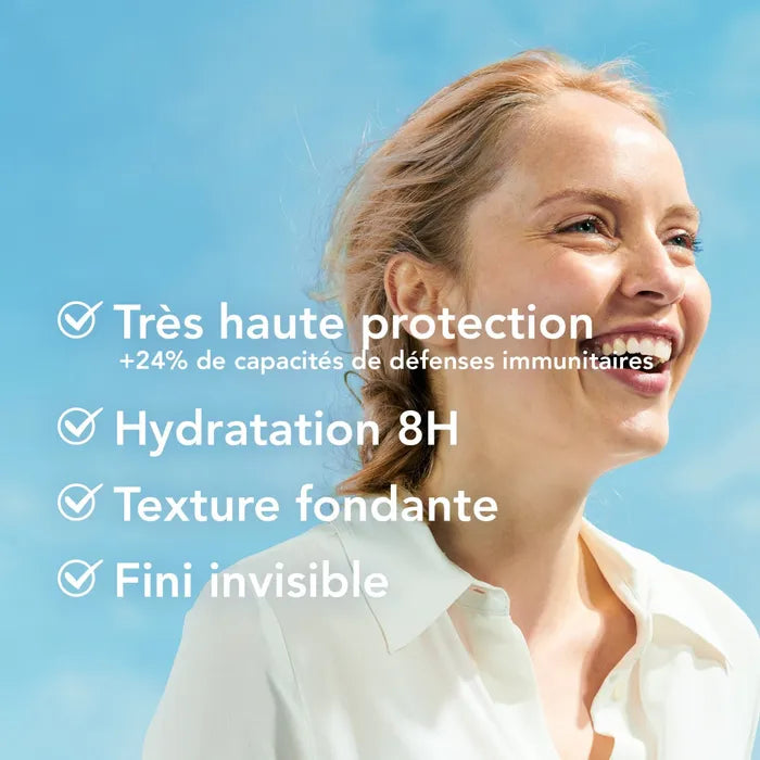Bioderma PHOTODERM - Crème Solaire Invisible SPF50+ - Visage - Peaux Sensibles Sèches, 40ml