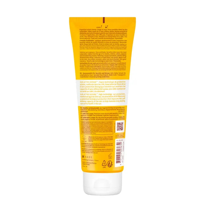 Bioderma PHOTODERM - Lait Ultra Solaire Invisible SPF50+ - Visage et Corps - Peaux Sensibles, 200ml