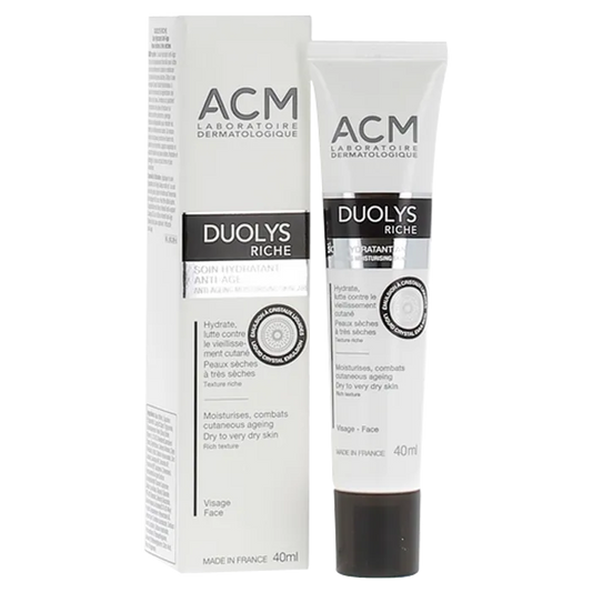 Acm DUOLYS RICHE - Soin Hydratant Anti-Âge Peaux Sèches à Très Sèches, 40ml