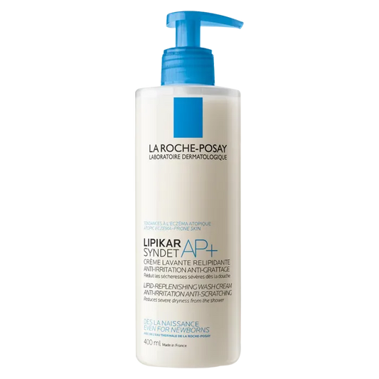 LA ROCHE POSAY LIPIKAR AP+ SYNDET - Crème Lavante Peaux Tendance Eczéma Atopique, 400ml