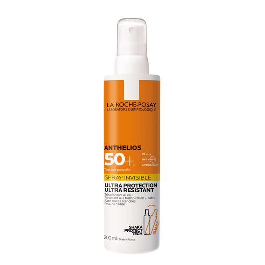 LA ROCHE ANTHELIOS - SPF50+ Spray Solaire Invisible Corps Avec Parfum, 200ml