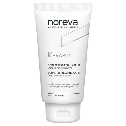 Noreva KERAPIL - Soin Dermo Régulateur - Jambes, Maillot, Barbe - Tous Types de Peaux, 75ml