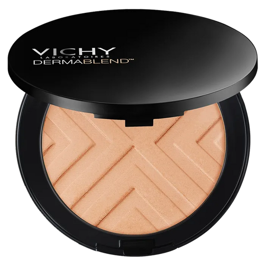 Vichy DERMABLEND COVERMATTE - 35 - Poudre Compacte Matifiante peaux Normales Sable, 9,5g