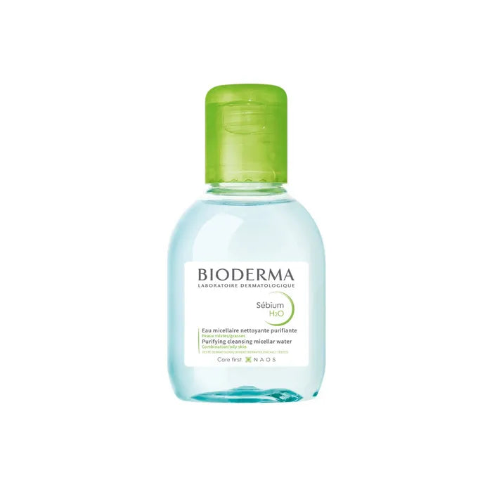 Bioderma SEBIUM H2O - Eau Micellaire Nettoyante et Purifiante - Visage - Peaux Mixtes à Grasses, 100ml