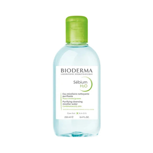Bioderma SEBIUM H2O - Eau Micellaire Nettoyante et Purifiante - Visage - Peaux Mixtes à Grasses, 250ml