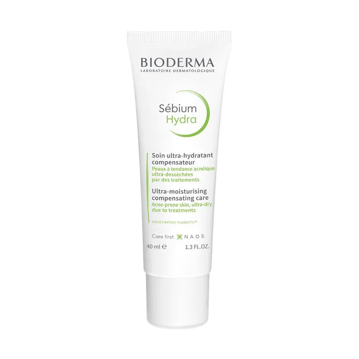 Bioderma SEBIUM HYDRA - Soin Ultra Hydratant Compensateur - Peaux à Tendance Acnéique, 40ml