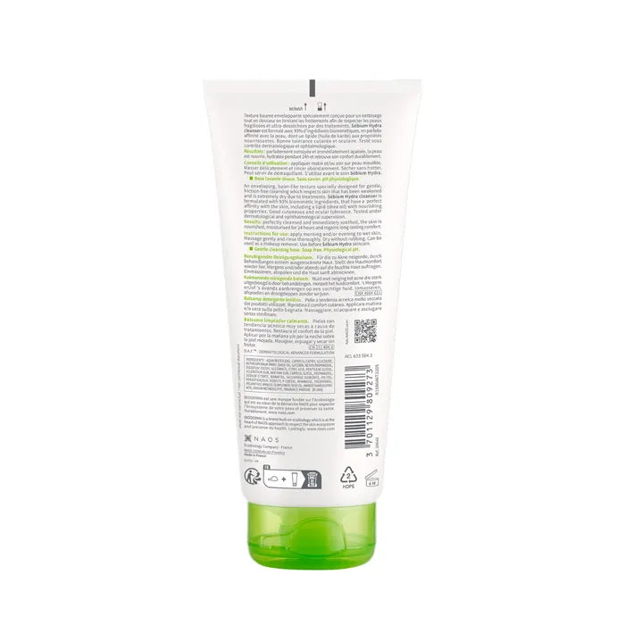 Bioderma SEBIUM HYDRA CLEANSER - Baume Lavant Apaisant - Visage - Peaux à Tendance Acnéique, 200ml