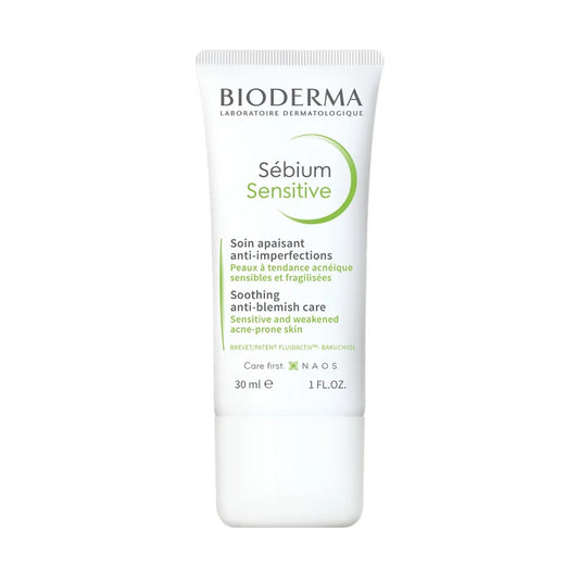 Bioderma SEBIUM SENSITIVE - Soin Apaisant Anti-Imperfections - Peaux à Tendance Acnéique, 30ml