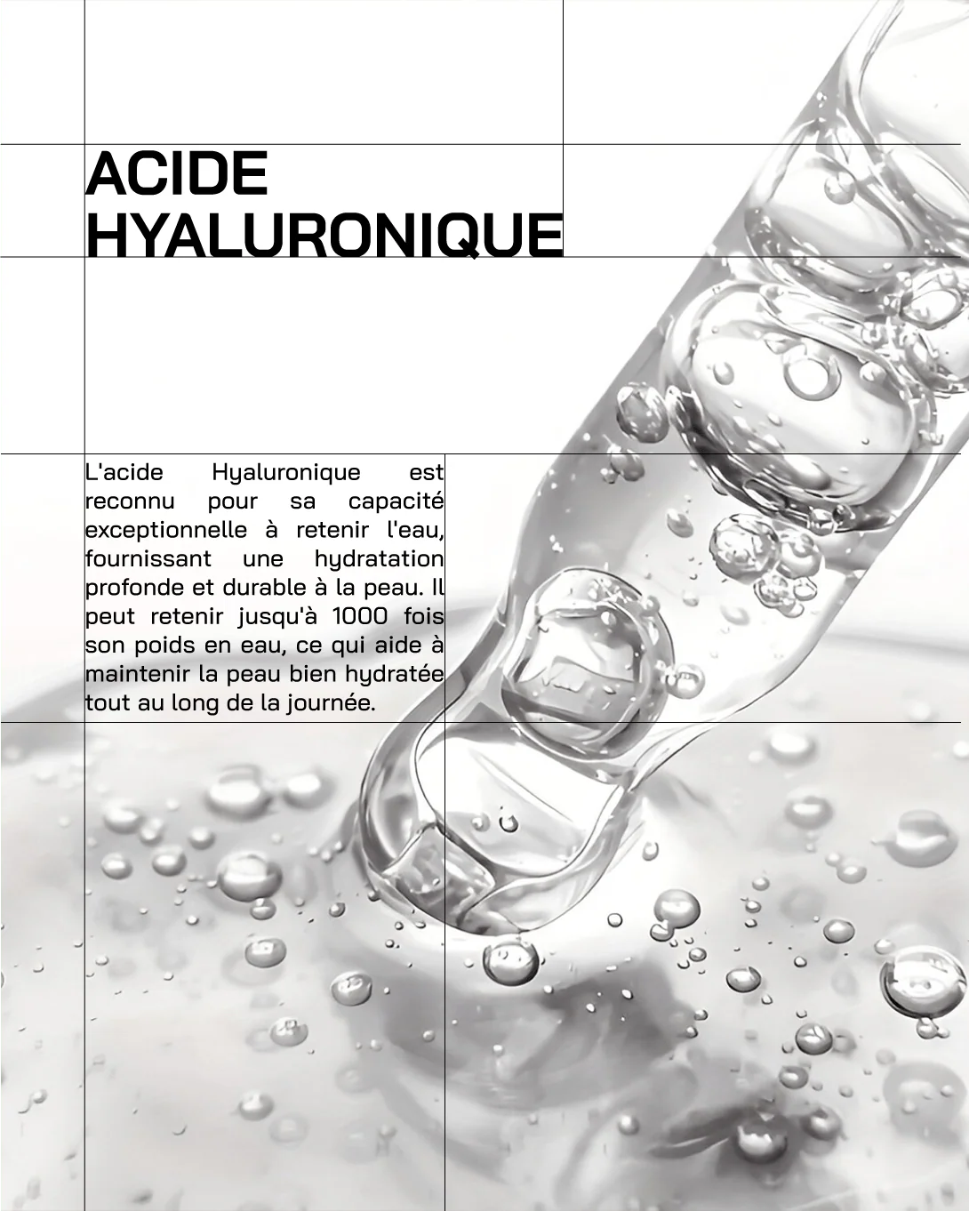 Touché - Gel hydratant acide hyaluronique 3,5%, 30ml