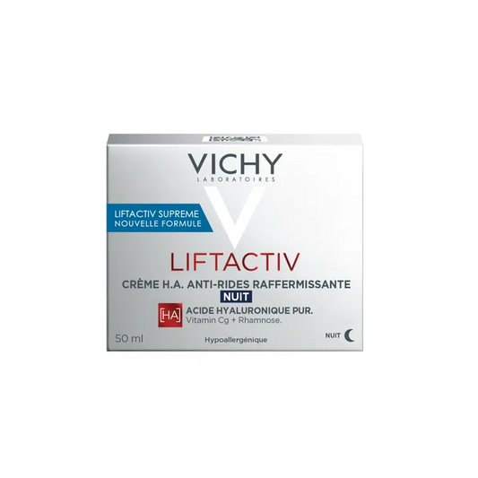 Vichy LIFTACTIV SUPREME - Crème H.A. de Nuit Anti-Rides Raffermissante, 50ml