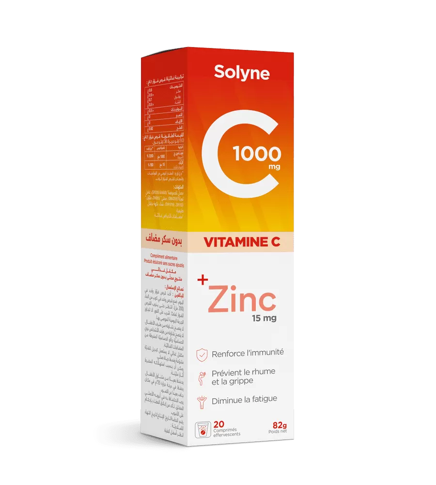 Solyne Vitamine C 500mg, 15 comprimés effervescents